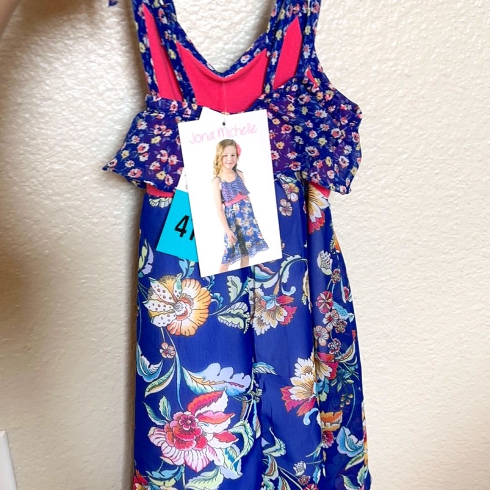 Jona Michelle Kids' Spring Dress, floral